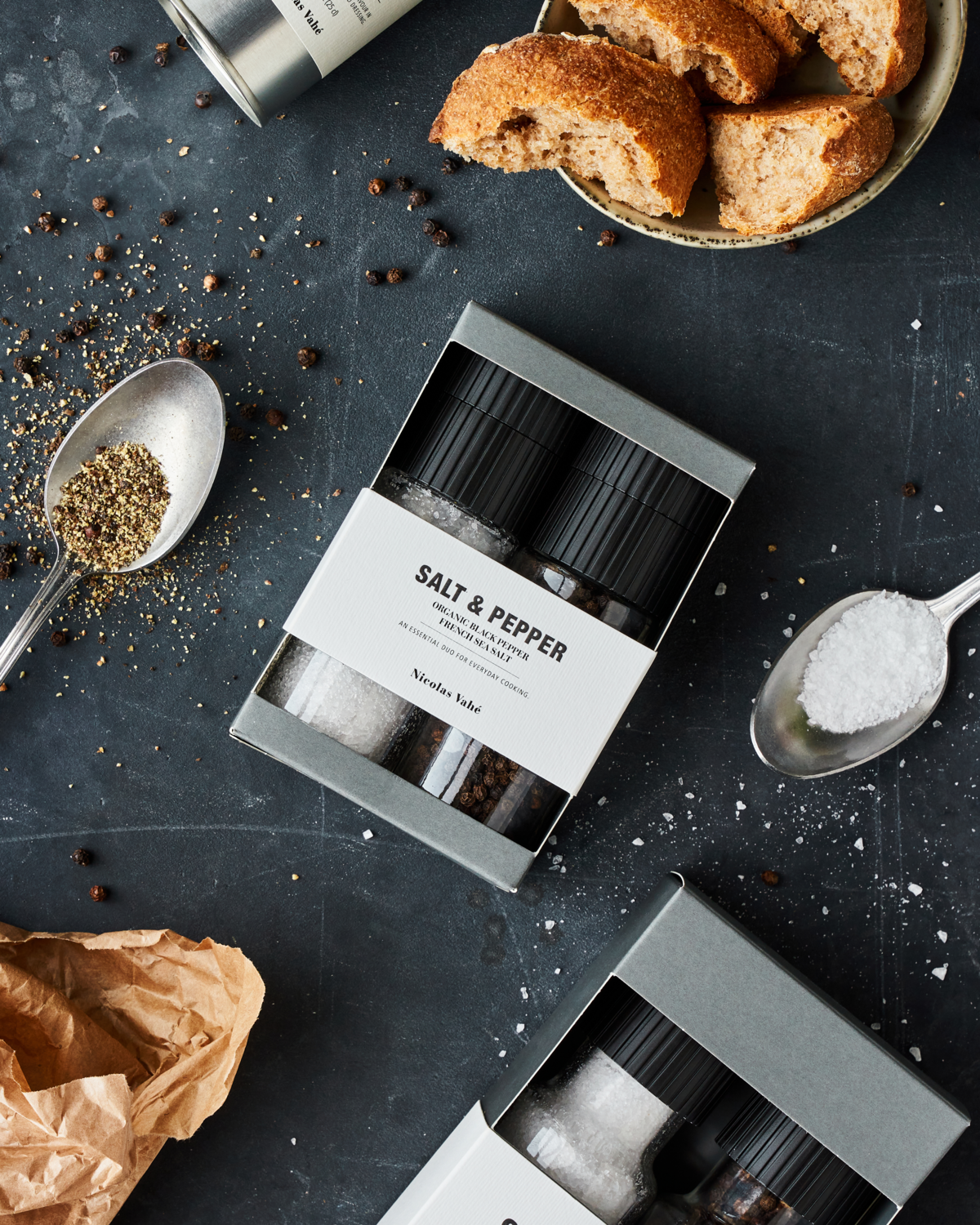 Nicolas Vahé Gaveæske Salt & Organic Pepper