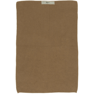 Håndklæde strikket - Farve: Honning & sand