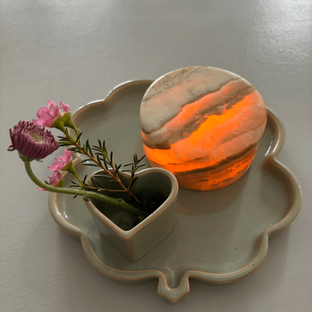 Marmor bordlys – Golden Collection